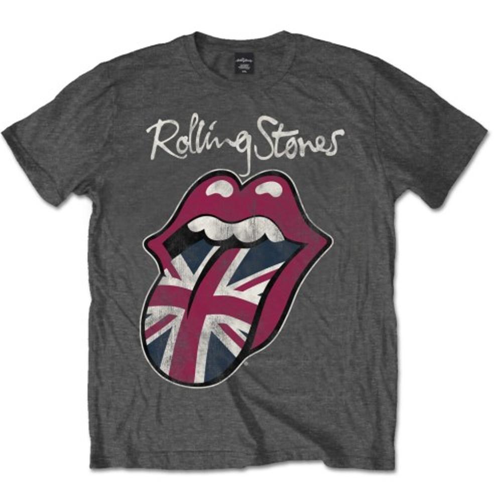 The Rolling Stones Unisex T-Shirt Union Jack Tongue